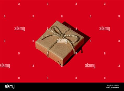 Handmade T Vintage Parcel Care Package Present Stock Photo Alamy