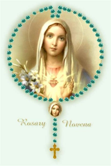 Mother Mary With Rosary Pictures Blessed Virgin Mary Rosary Holy Rosary
