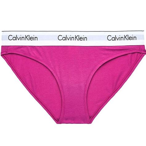 Calvin Klein Womens Modern Cotton Bikini Brief Bright Magenta