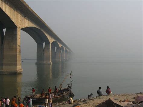 Mahatma Gandhi Bridge Near Patna Bihar Patna Mahatma Gandhi
