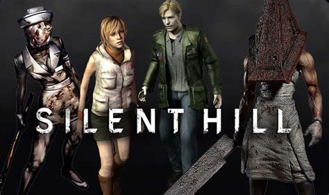 Download Iconic Silent Hill Characters In A Haunting Scene Wallpaper