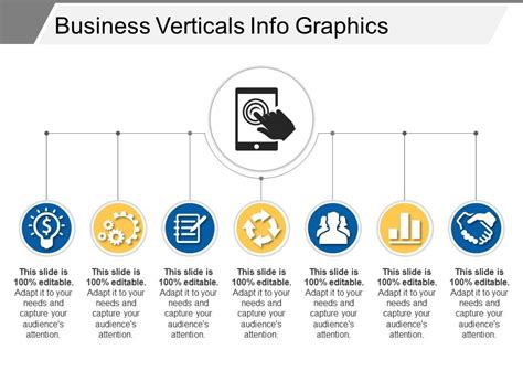 Business Verticals Info Graphics Powerpoint Slide Template