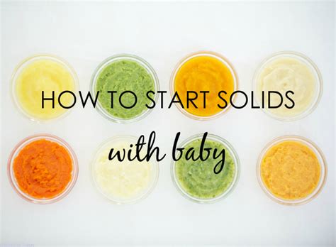 How to Start Solid Food with Baby - Project Nursery