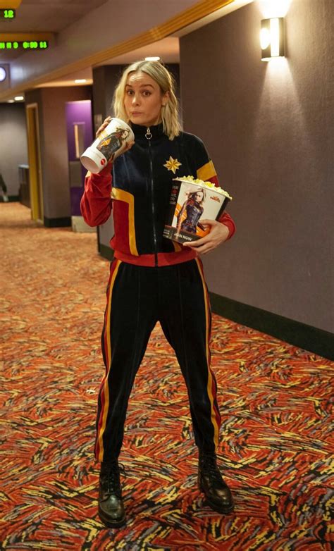 Brie Larson Costume ~ Brie Larson Reveals New Captain Marvel Costume Design Showtainment