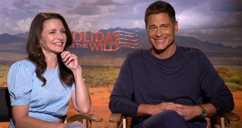 Kristin Davis And Rob Lowe Talk Holiday In The Wild In Exclusive Interview