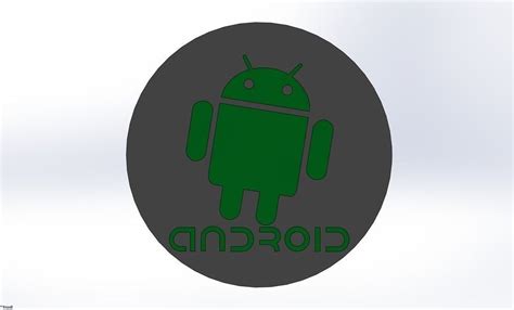 3d Android Logo Cgtrader