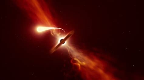 Impresionante Video Un Agujero Negro Supermasivo Absorbe Una Estrella