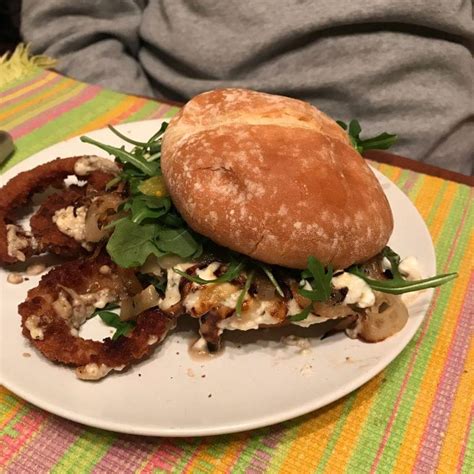 Portobello Stuffed Mushroom Burger Recipe CookThisMeal Com