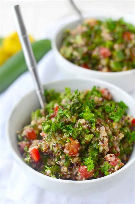 Quinoa Tabbouleh Salad Delish Knowledge