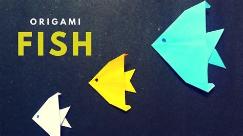 Origami Fish Diy Easy Origami For Kids Very Easy