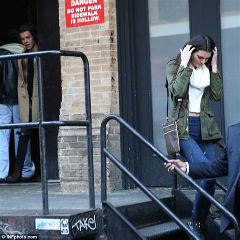 Harry Styles Emerges From Hotel With Kendall Jenner After New Couple Are Reunited In New York