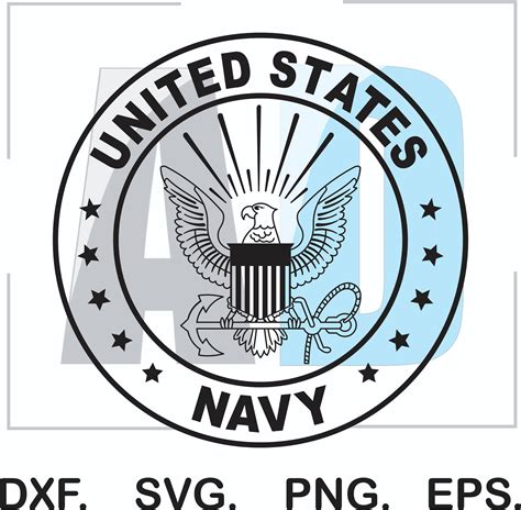 United States Navy Insignia Us Military Force Svg And Dxf Etsy