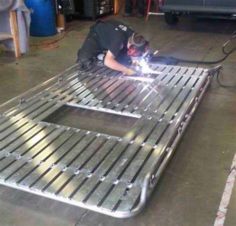 Custom Built Aluminum Roof Rack Van Specialties