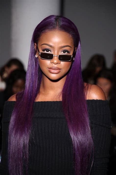 Best Hair Colors For Dark Skin Tones Purple Best Hair Colors For