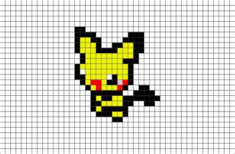 Facile materiel dans la description. Pokemon Pichu Pixel Art - BRIK