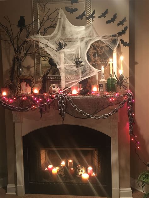 41 The Best Halloween Fireplace Decoration This Year Halloween