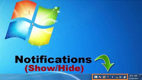 How To Showhide All Notifications System Tray Icons