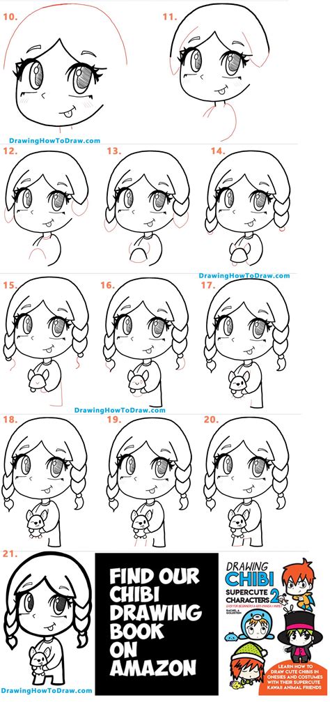 Learn how to draw anime with this guide and tutorial including anime eyes, hair, girls and more. How to Draw Anime / Manga / Chibi Girl with her Corgi Puppy - How to Draw Step by Step Drawing ...