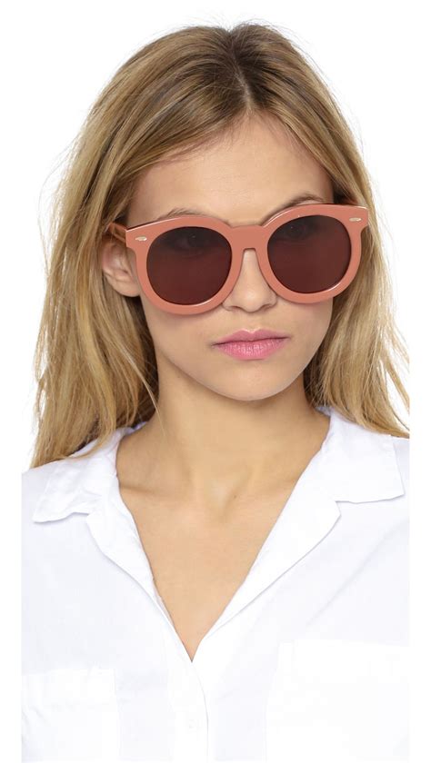Karen Walker Super Duper Thistle Sunglasses Sunglasses Women Designer