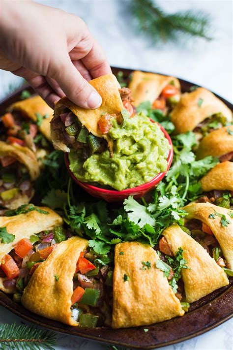 Holiday Wreath Taco Ring This Fully Vegan Holiday Appetizer Is Easy To
