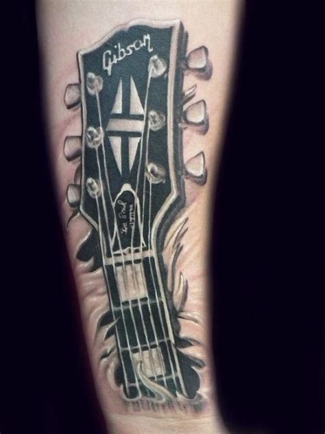 Gibson Neck And Head By James Russom Tattoonow