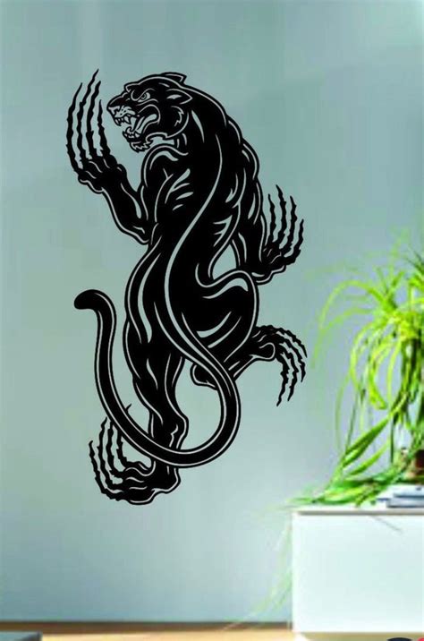 Panther V2 Wall Decal Home Decor Vinyl Sticked Art Room Etsy