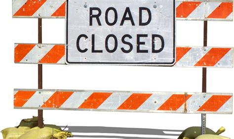 Download Road Closed Png Banner Transparent Road Closed Sign Png