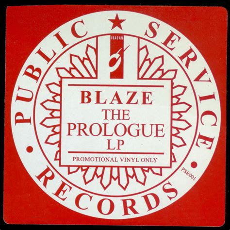 Blaze The Prologue Ep Blaze Ibadan Records