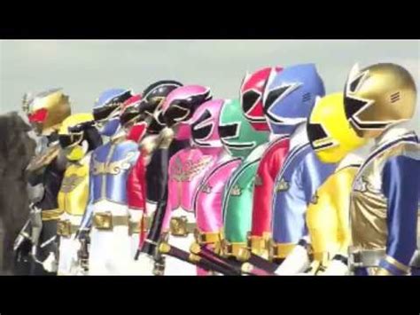 Power Rangers Megaforce Samurai Team Up Opening Youtube