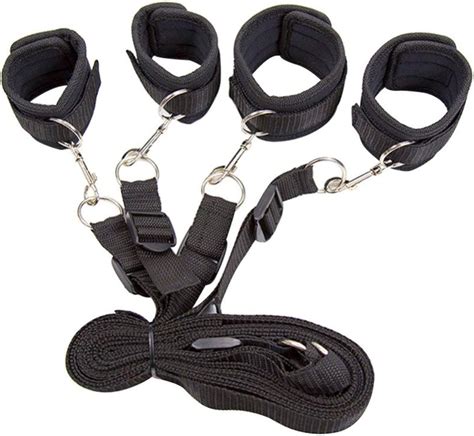 Bondage Bed Restraint Foot Shackle Handcuffs Sex Tool Role