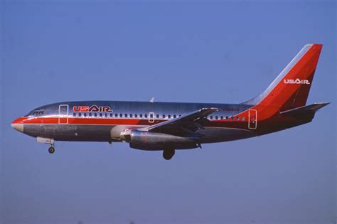 Usair Boeing 737 200 N280au March 1989dfp This Boeing 7 Flickr