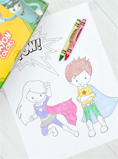 Free collection of 30+ printable superheroes printable: Free Printable Superhero Coloring Sheets for Kids - Crazy ...