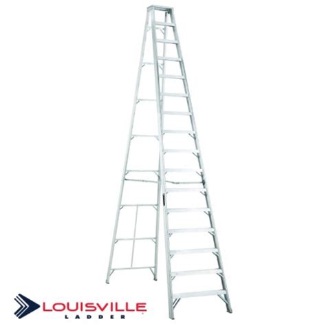 Louisville Ladder 8 Foot Aluminum Step Ladder Modern Electrical