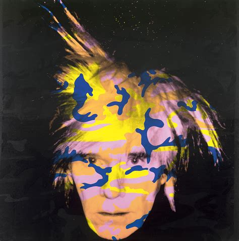 Andy Warhol Self Portrait With Skull Art Blart