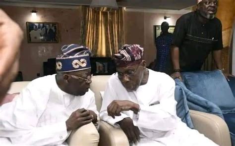 Photos From Tinubus Visit To Obasanjo Politics Nigeria
