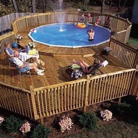 The fascinating images below, is segment of inground pool deck and its negative sides article which is assigned within inground pools, on deck ideas, and posted at march 17th, 2016 12:48:49 garden pond fish needs a comfortable environment for movement even in a small cottage decorate tank. Build a deck, Decks and Pools on Pinterest