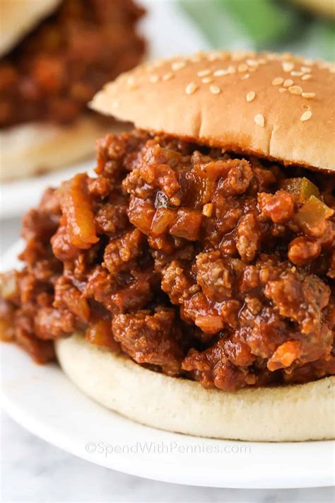 Easy Sloppy Joe Recipe Spend With Pennies Honey And Bumble Boutique