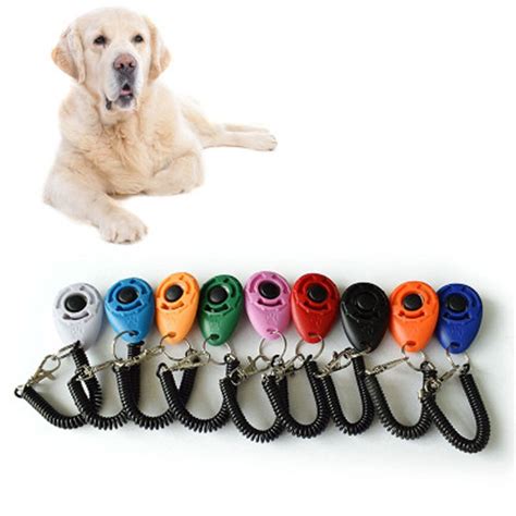 New Quality Training Clickers Dog Pet Click Clicker Training Trainer