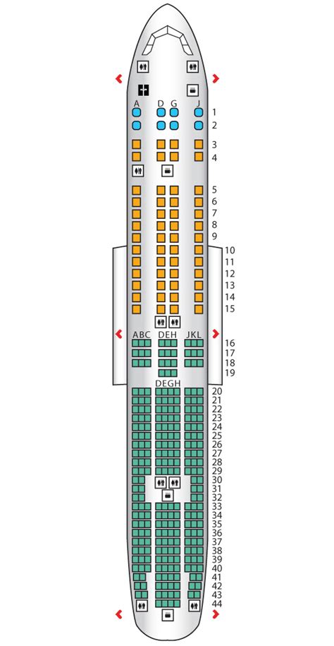 The american airlines boeing 777 seating plan has a very narrow cramped economy class , and is not the best. B777-300ER | American Airlines | Seat Maps | Reviews | Seatplans.com