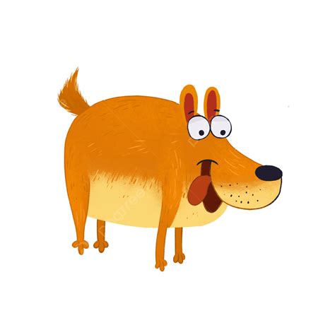 Dibujos Animados Lindo Perro Naranja Png Encantador Dibujos Animados