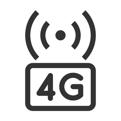 Network 4g User Interface And Gesture Icons