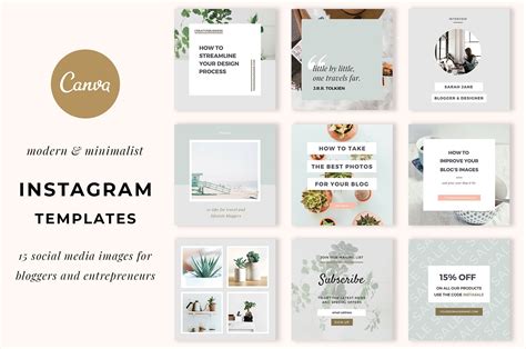 Instagram Templates For Canva Creative Instagram Templates ~ Creative