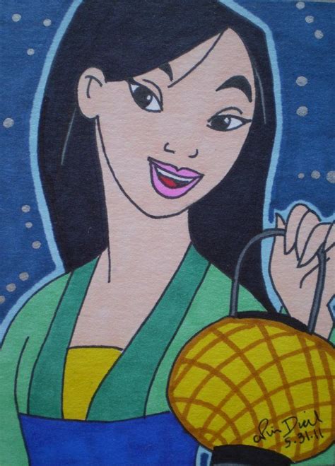 Mulan Aceo Card By Ladynin Disney Art Mulan Mulan Disney