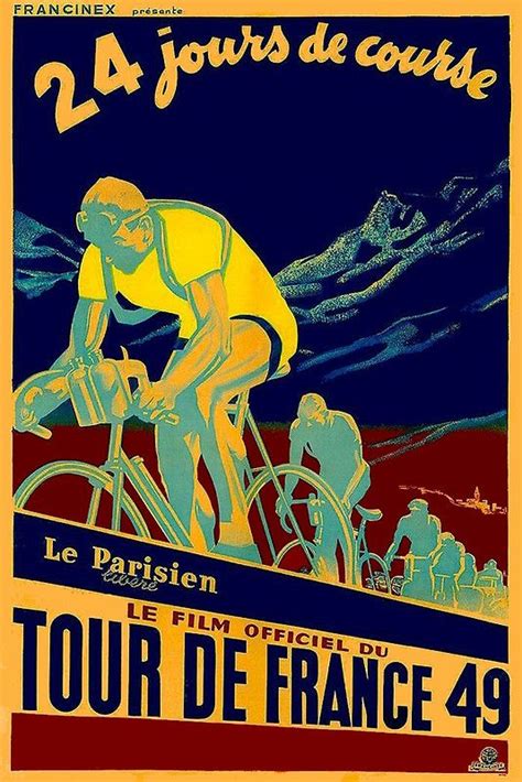 Tour De France Vintage Bicycle Race Advertisment Poster Bike