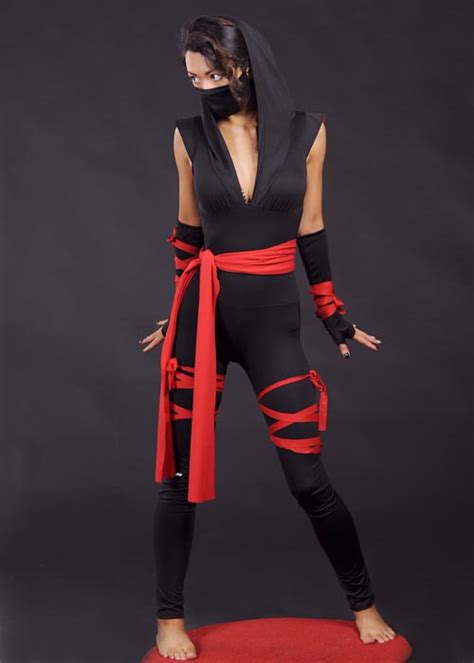 Womens Sexy Gothic Ninja Costume