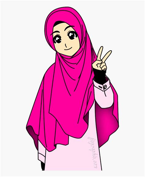 Muslimah Islamiah Pinterest Muslim - Animasi Gambar Kartun ...