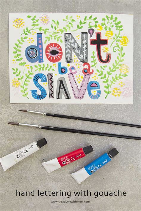 Hand Lettering With Gouache For Journaling And So Much More Creative