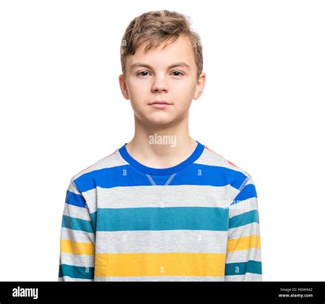Emotional Portrait Of Teen Boy Stock Photo Alamy