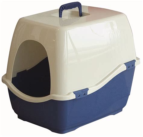 Cat open litter box large pan kitty with scoop 22x15 height 10 doorsill. Marchioro Bill S Covered Litter Pan | Cat litter pan, Cat ...
