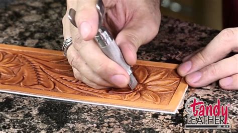 Learning Leathercraft With Jim Linnell Lesson 8 Decorative Cuts